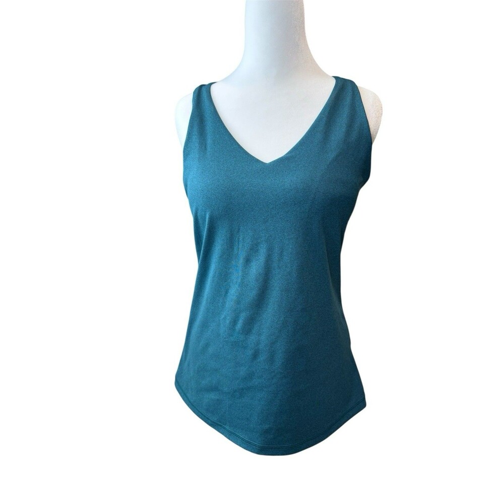 Tek Gear Tank Top S Blue Workout Activewear Women With Built-in Bra
